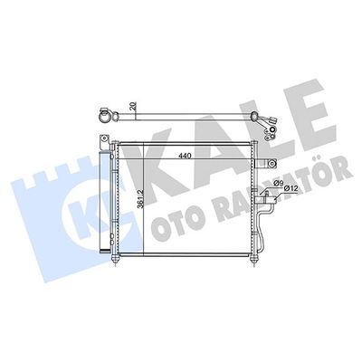 Klima Radyatörü  KALE 148221