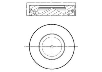 Piston (84.00MM-STD)   MAHLE 081 PI 00113 000  11257810755 11 25 7 810 755 11258580699 11 25 8 580 699 7810755 8580699