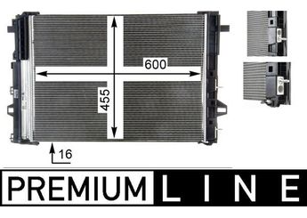 Klima Radyatörü  MAHLE AC 446 000P  A2465000454 A2465000054 2465000054 2465000454 921005DA0A 2465000254 A 246 500 00 54 A 246 500 04 54 A2465000254