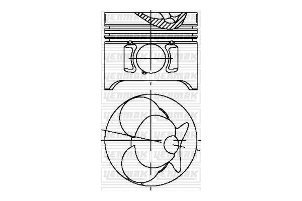 Piston (89.00MM-STD)  NÜRAL 87-70488-STD