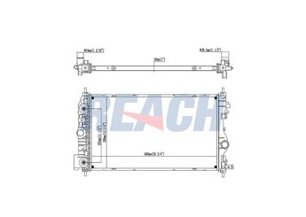 Su Radyatörü  OPEL ORJINAL 13479907  13479907 1300305 39074651 13310787 39074661 13267669