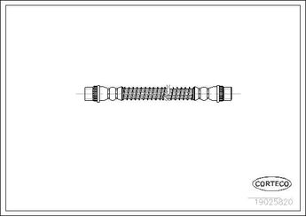 Fren Hortumu Arka Sağ veya Sol CORTECO 19025820  19025820 480675