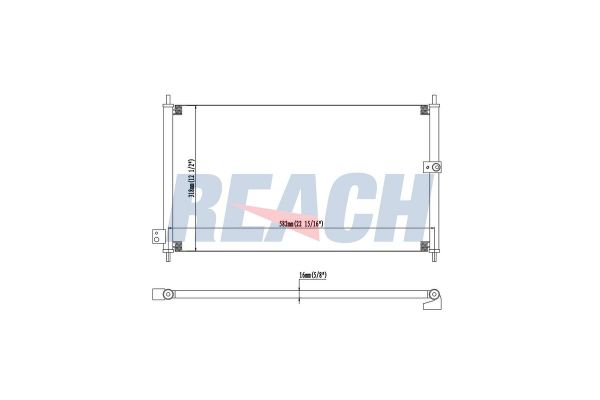 Klima Radyatörü  Honda Accord Aerodeck (CE)(04.1994->)  MGA 82185