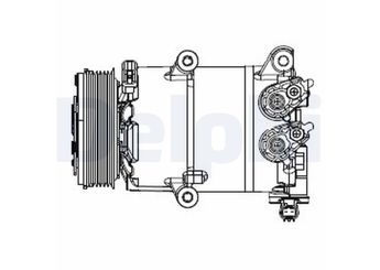 Klima Kompresörü  DELPHI CS20553  GV6119D629CC CV6119D629CD 1768027 1779457 1828394 1840807 1945413 2005337 2015362 2017618 5167887 CV6119D629CA CV6119D629CB CV6119D629CC CV6119D629CE CV6119D629CF CV6119D629CG GV6119D629CB