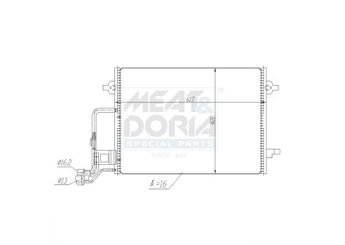 Klima Radyatörü  MGA 82291  3B0260401A 3B0260401 3B0260401B
