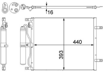 Klima Radyatörü  MAHLE AC 445 000S  92100AY600