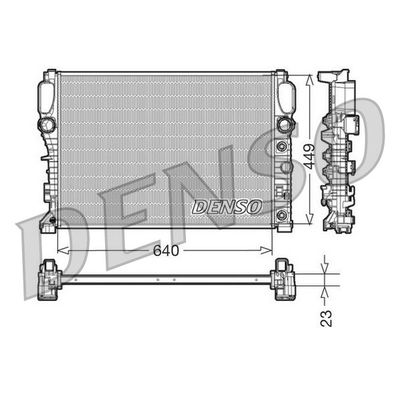 Su Radyatörü  DENSO DRM17090