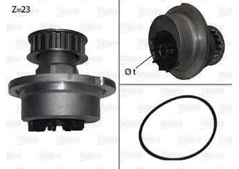 Devirdaim Su Pompası  VALEO 506006  1334004 1334023 1334070 90076952 90183273 90325659 90349241 R1160013