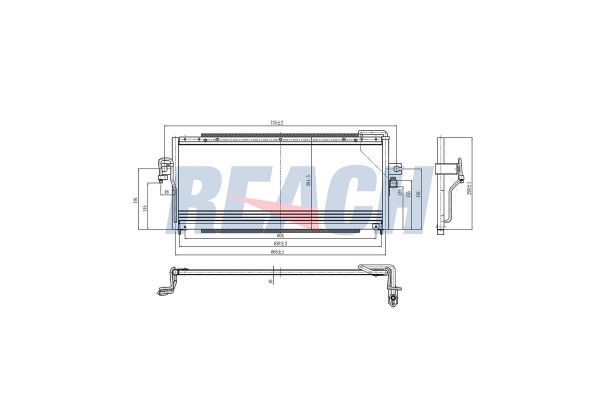 Klima Radyatörü  Nissan Almera (N15)(07.1995->)  VALEO 817794
