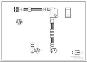Fren Hortumu Ön Sağ MGA 51262  4621090J00 4621050J60