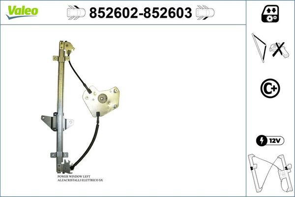 Cam Krikosu Ön Sol VALEO 852602