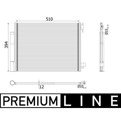 Klima Radyatörü  Renault Clio IV Sport Tourer (2013->)  MAHLE AC 73 000P
