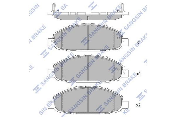 Fren Disk Balata Ön SANGSIN SP1447