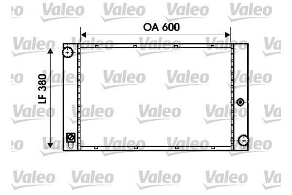 Su Radyatörü  BMW 5 Serisi Sedan (E60)(2003->)  VALEO 734395