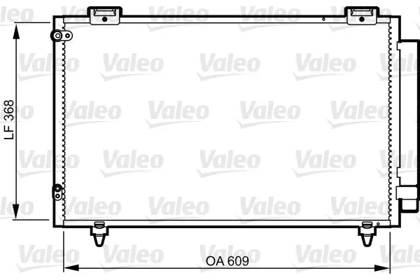 Klima Radyatörü  Toyota Corolla Combi SW (E12)(2002->)  VALEO 817805
