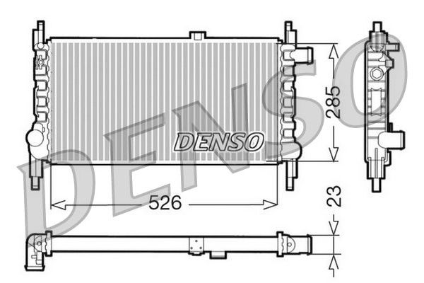 Su Radyatörü  DENSO DRM20035