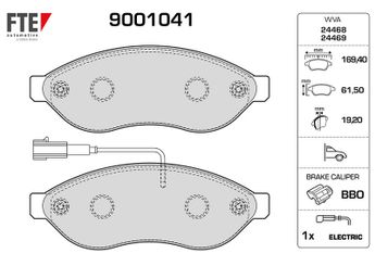 Fren Disk Balata Ön FTE 9001041  71770032 1411457380 1607878380 1607878580 1611457380 1611839180 1617273980 1623842380 1623842480 1647864080 1647864180 425356 4253-56 425358 4253-58 425461 4254-61 425462 4254-62 E172301 6001073131 71770026 71773146 77364014 77364160 77366017 77366019 77367091 77369119 77369120 425355 4253-55 425357 4253-57