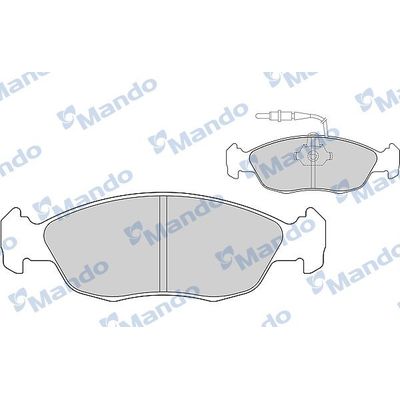 Fren Disk Balata Ön Peugeot 306 3/5 Kapı (S1)(06.1996->)  MANDO MBF015102