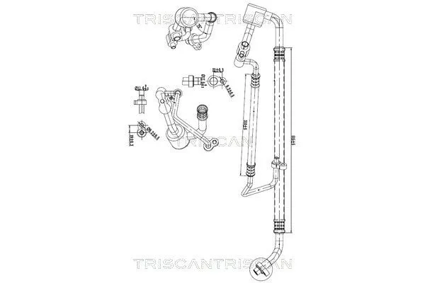 Klima Hortumu  OPEL ORJINAL 39044105