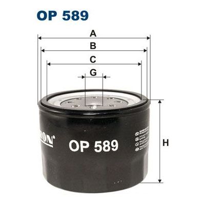 Yağ Filtresi  Kia Sportage (1994->)  FILTRON OP 589