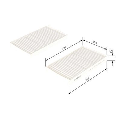 Polen Filtresi  BOSCH 1 987 432 278