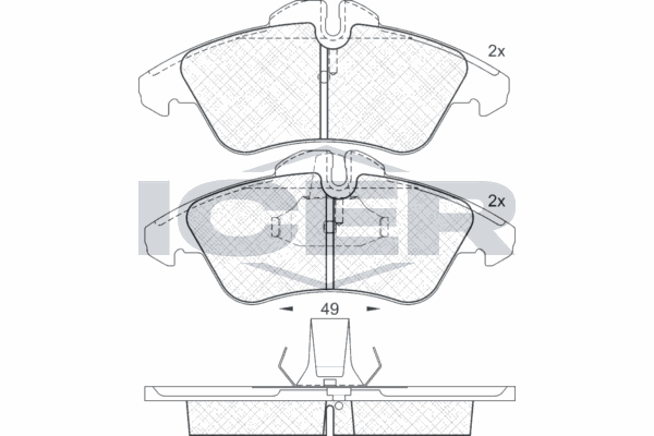 Fren Disk Balata Ön WONGA 22214
