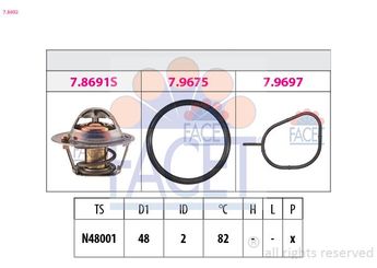 Termostat 82 °C  ZEGEN ZTH1350  96MM8575A1A 1007754 1 007 754 1211553 1 211 553 1303374 1 303 374 96MM8575BD 96MM-8575-BD 96MM8575BE 96MM-8575-BE 96MM-8575A-1A 1E0515171 1E05-15-171 1E0515171A 1E05-15-171A C20115171 C201-15-171 C20115171A C201-15-171A