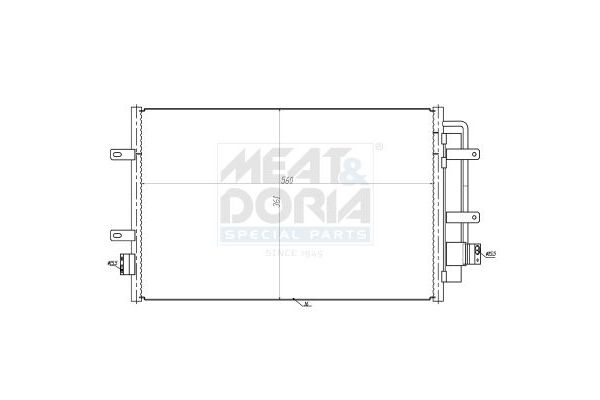 Klima Radyatörü  Iveco Daily Kargo Aracı  (Brüggen)(2011->)  DENSO DCN12005