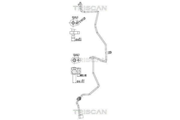 Klima Hortumu  RENAULT ORJINAL 924405959R