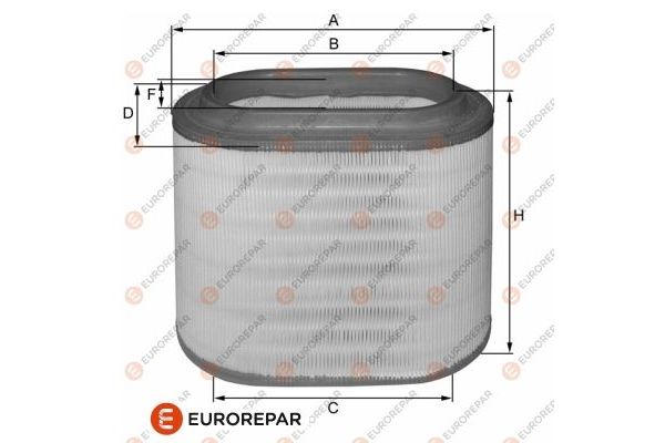 Hava Filtresi  Hyundai H-1 (->2008)  EUROREPAR 1680332680