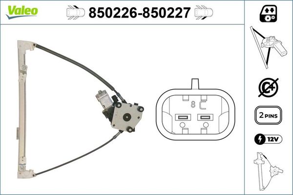 Cam Krikosu Ön Sol VALEO 850226