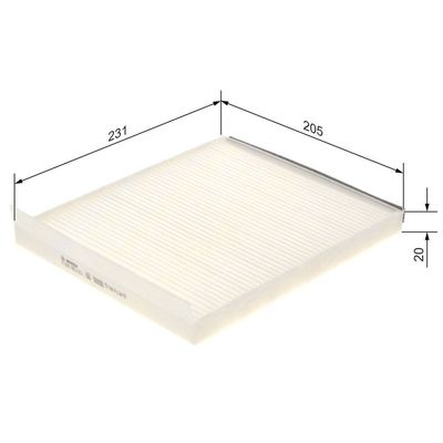 Polen Filtresi  BOSCH 0 986 4B5 013