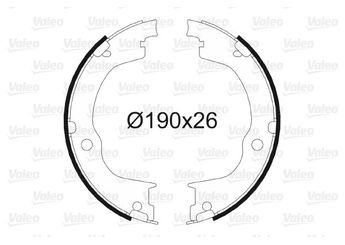 Fren Pabuçlu Balata Arka VALEO 564163  96626083 4804801