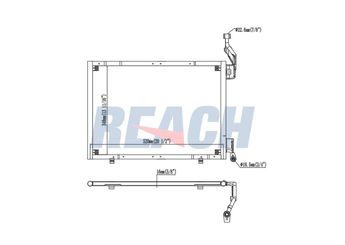 Klima Radyatörü  VALEO 814074  1756413 1807860 1822537 2001185 AV1119710EA AV1119710EB