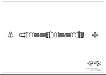 Fren Hortumu Arka Sağ veya Sol OSSCA 00725  MR955329 4650B135