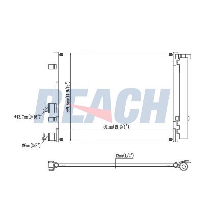 Klima Radyatörü  NRF 350605