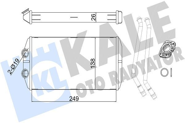 Kalorifer Radyatörü  KALE 370715