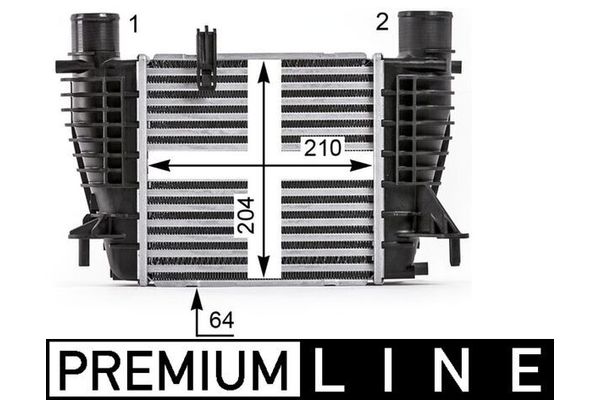 Turbo Radyatörü  Nissan Cube (Z12)(08.2009->)  MAHLE CI 533 000P
