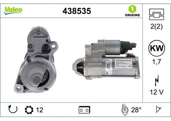 Marş Dinamosu  VALEO 438535  A6549061600 A6549061400 6549061400 6549061600