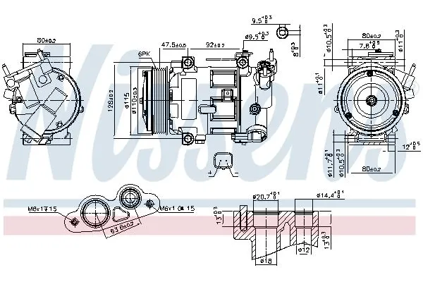 Klima Kompresörü  NISSENS 890606