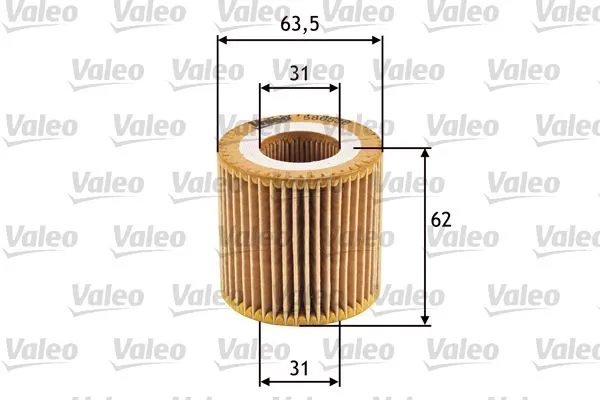 Yağ Filtresi  Skoda Fabia (6Y2/6Y3)(01.2000->)  VALEO 586536
