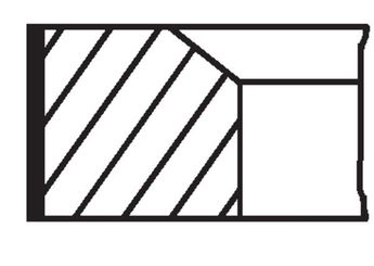Segman (1.00)  MAHLE 013 RS 00114 0N4  013 RS 00114 0N4