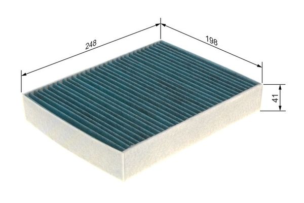 Polen Filtresi  BMW 3 Serisi Sedan (F30)(2011->)  BOSCH 0 986 628 543