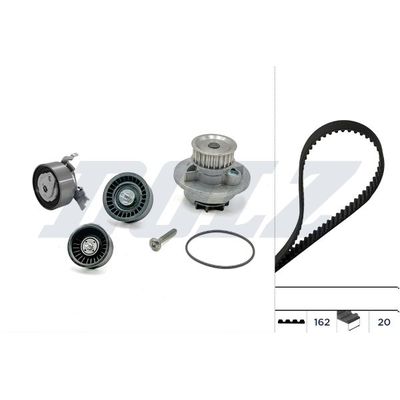 Triger Kayış Seti  Opel Vectra B 4/5 Kapı (1995->)  DOLZ KD081