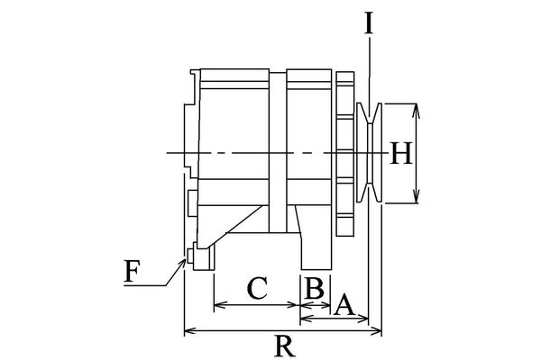Alternatör  Fiat Ducato Minibüs 33 (09.2006->)  HC-CARGO F 032 116 176