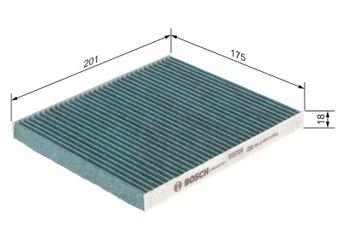 Polen Filtresi  BOSCH 0 986 628 541  77366065 77365763 46723321 71773191 1557375 1673744 1751197 9S5116N619AA 9S5119G244AA