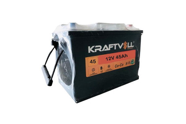 Akü (12V - 45 AH) Ns60 (238X129X227) Dar Tam Kapalı  KRAFTVOLL 18010002