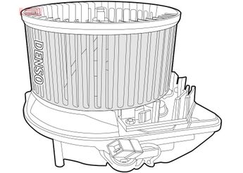 Kalorifer Motoru  DENSO DEA07015  DEA07015 6441J5 6441N4
