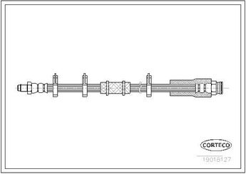 Fren Hortumu Ön Sağ veya Sol CORTECO 19018127  19018127 7590582