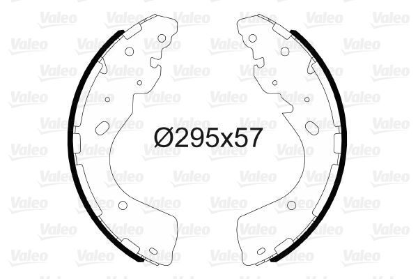 Fren Pabuçlu Balata Arka Nissan Navara (D23M)(12.2015->)  VALEO 564194